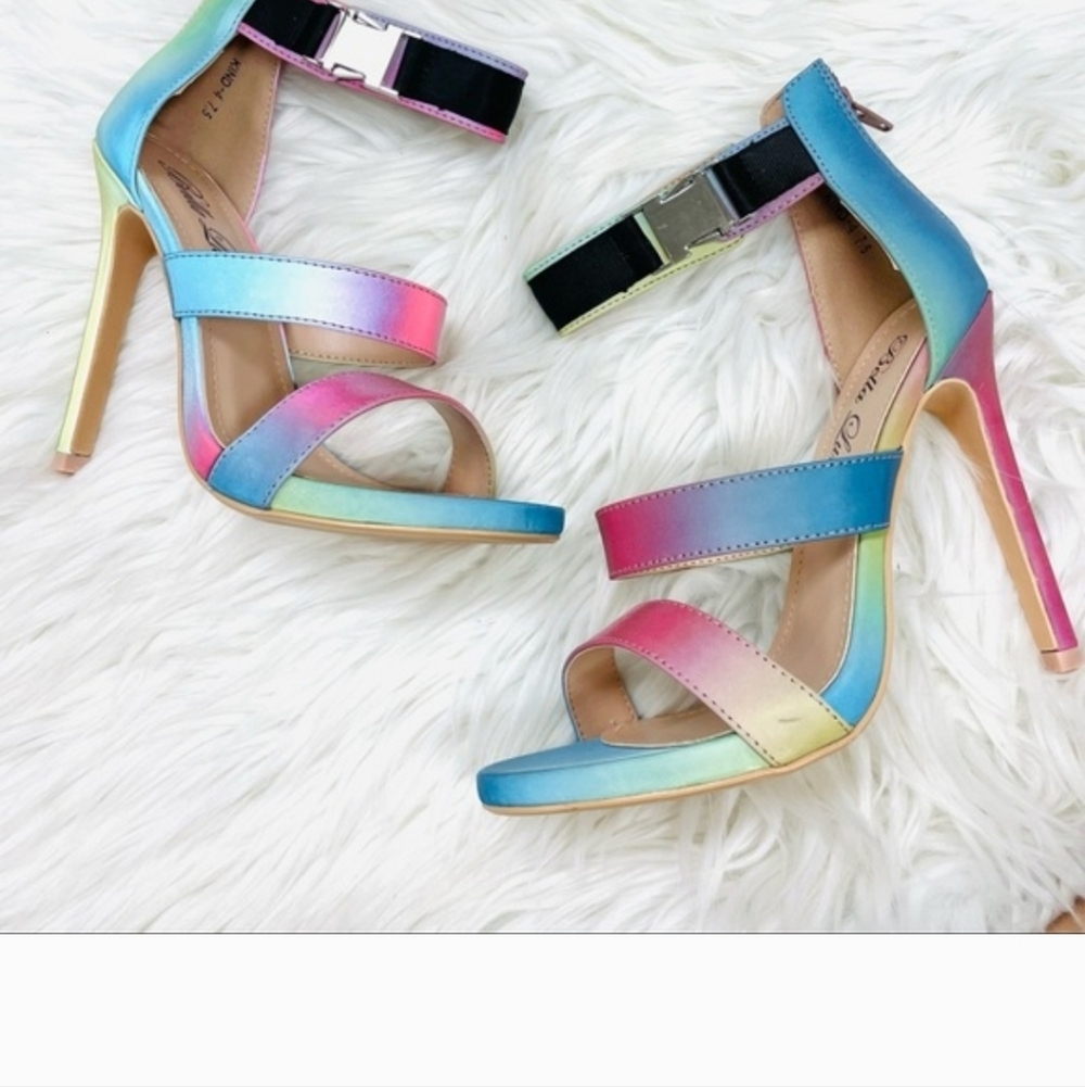 Colorful Gradient High Heels - Picture 2 of 10